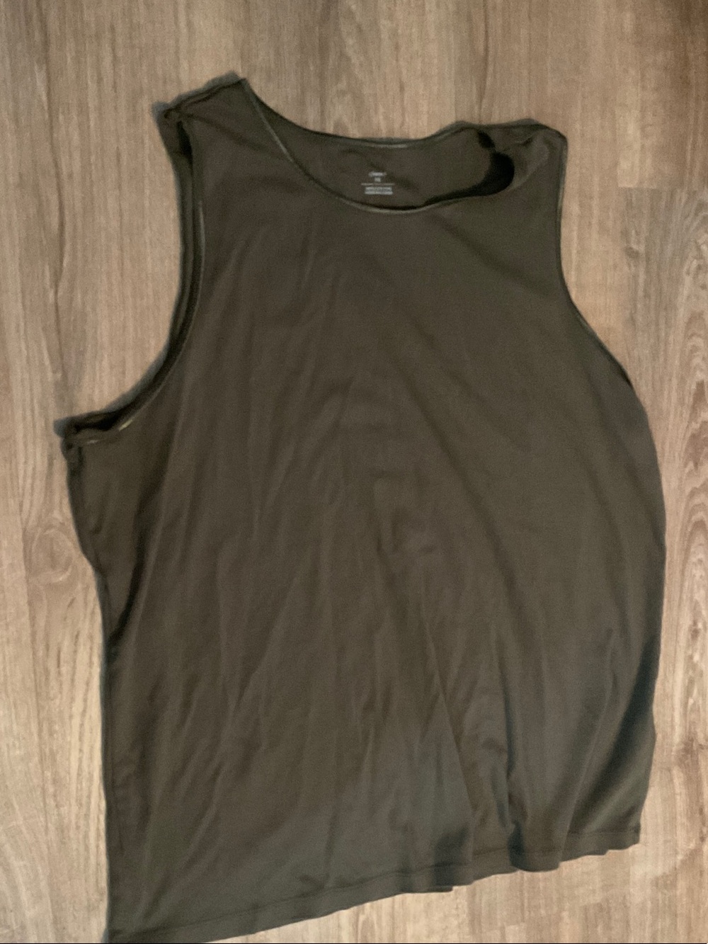 CJ Banks Olive Green Men's Sleeveless Tank Top